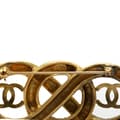 Miniatyrbillede 3 af 5: Pre-owned Chanel Gold Plated Infinity CC Brooch Gold