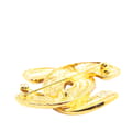 Miniatyrbillede 4 af 4: Pre-owned Chanel Gold Plated CC Quilted Brooch Gold