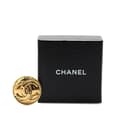Pikkukuva 5 / 5: Pre-owned Chanel Gold Plated CC Round Brooch Gold
