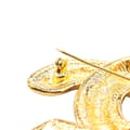 Miniatyrbild 4 av 5: Pre-owned Chanel Gold Plated CC Quilted Brooch Gold