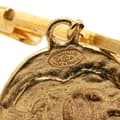 Miniatyrbillede 3 af 4: Pre-owned Chanel Gold Plated CC Medallion Safety Pin Brooch Gold