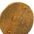 Pikkukuva 3 / 4: Pre-owned Chanel Gold Plated 31 Rue Cambon Round Brooch Gold