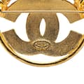 Miniatyrbilde 3 av 5: Pre-owned Chanel Gold Plated CC Brooch Gold