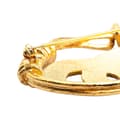 Miniatyrbilde 4 av 5: Pre-owned Chanel Gold Plated CC Brooch Gold