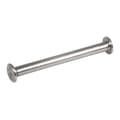Miniatyrbild 2 av 2: Metallisk brosch med skruv, silver, 5,2 cm, 4 stycken