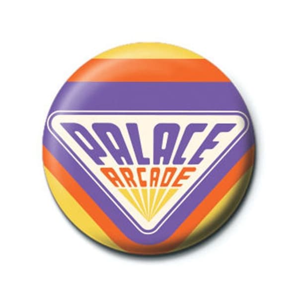 Netflix - Stranger Things - Badge Knapp "Palace Arcade"