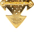 Miniatyrbild 3 av 5: Pre-owned Chanel Gold Plated CC Cross Brooch Gold
