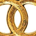 Pikkukuva 3 / 4: Pre-owned Chanel Gold Plated Rhinestone CC Brooch Gold