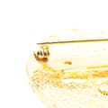 Miniatyrbillede 3 af 4: Pre-owned Chanel Gold Plated CC Arrow and Heart Brooch Gold