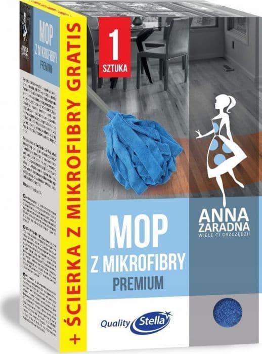 Sopborste - Anna zaradna - ST-AZ-036660 - Mikrofibermopp + medföljande mikrofiberduk