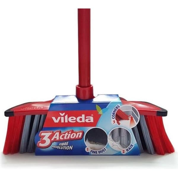 VILEDA 3 Action inomhusborste + handtag