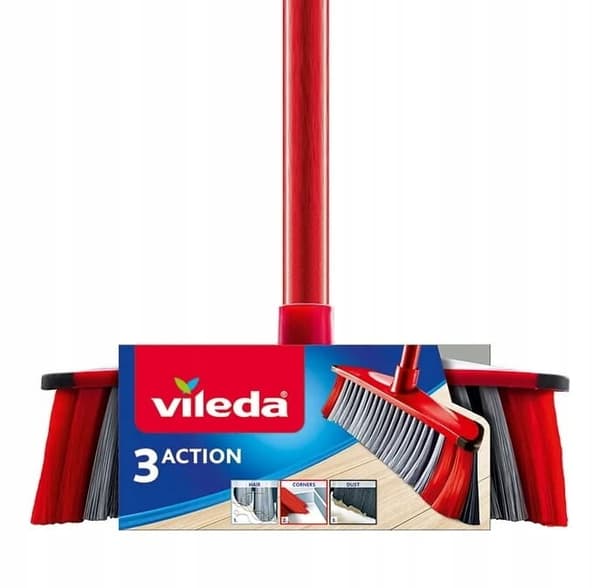 Vileda kvast 3Action borste med handtag
