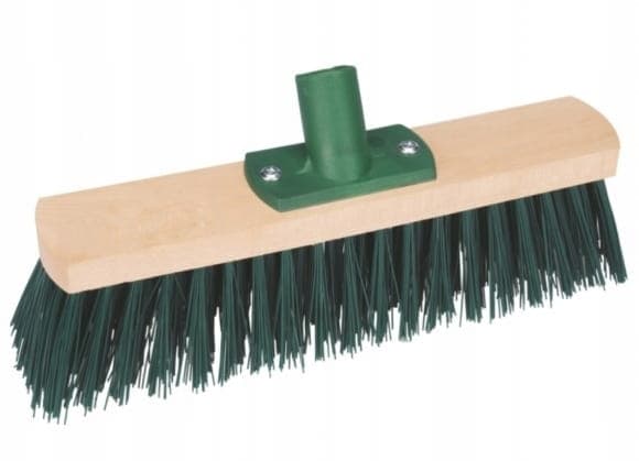 Kvast i trä för stenläggning och betong 40 cm