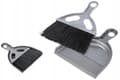 Miniatyrbild 2 av 2: Borste med sopskyffel silver litet set borste + spade