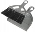 Miniatyrbild 1 av 2: Borste med sopskyffel silver litet set borste + spade