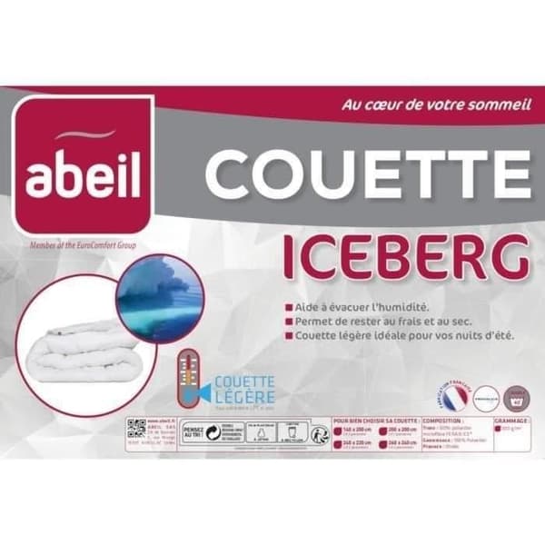 ABEIL Lätt täcke ICEBERG 200x200cm