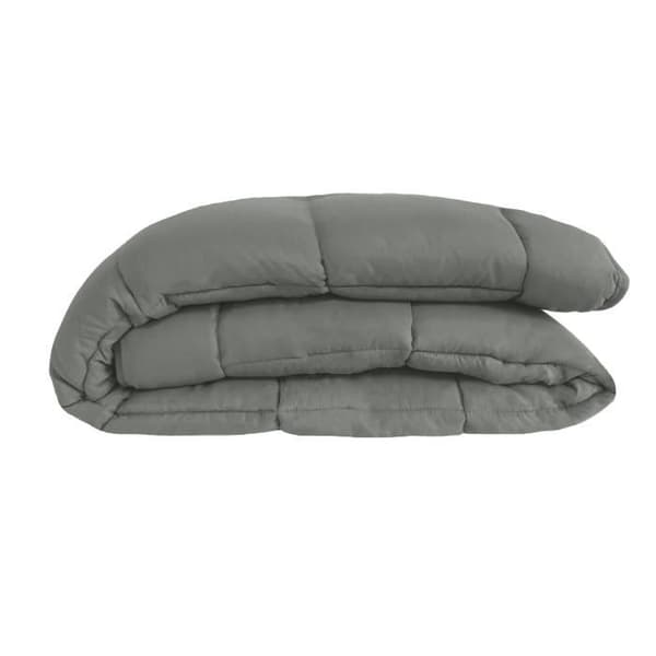 Mikrofiberduvet 400g / m² CALGARY Steel & Silver 240x260cm
