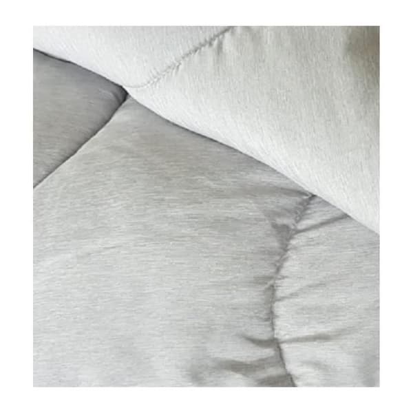 ABEIL BICOLOR tempererat täcke 140x200cm - Vit &amp; Heather grey