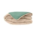 Pikkukuva 2 / 3: POYET MOTTE Mikrofiberduvet 400g / m² KALGARI - 200 x 200 cm - Pebble grey och Lake green