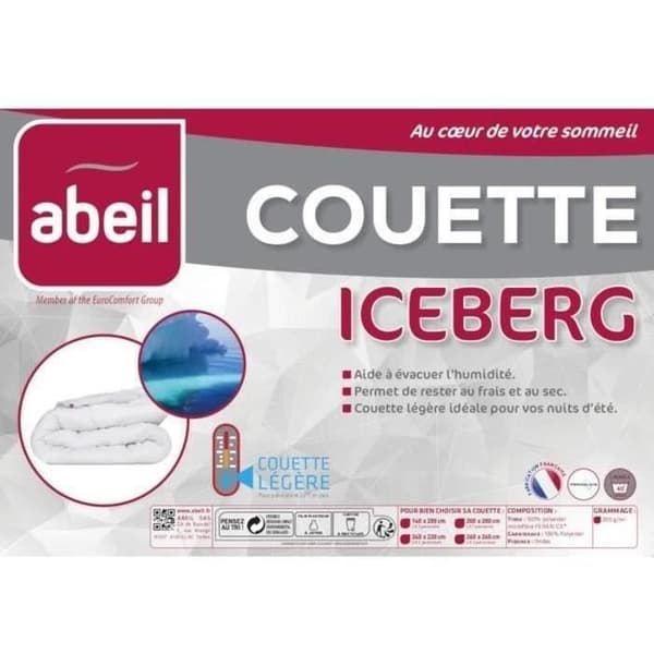 ABEIL Lätt täcke ICEBERG 220x240cm