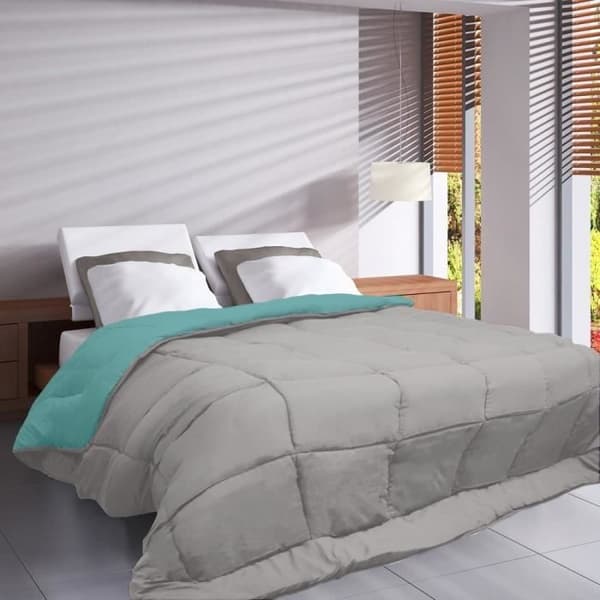 HUDSON Lightweight Microfiber Duvet 200g / m² 240x260cm Galet & Lac