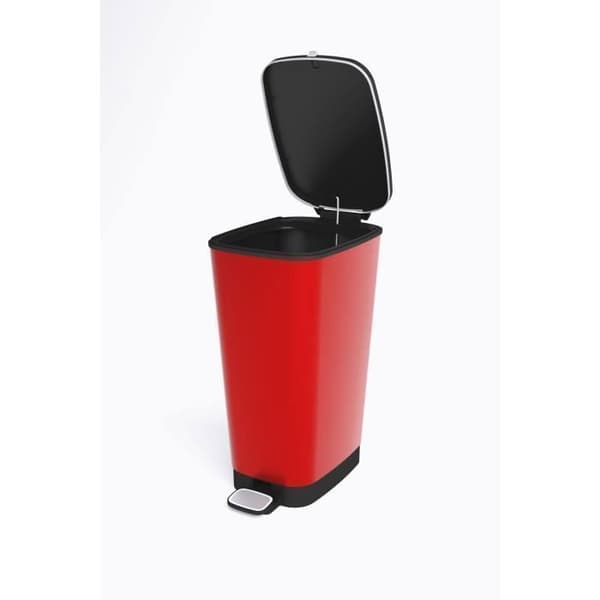 KIS Chic Bin Style Pedal Bin - L - 50 l - Röd
