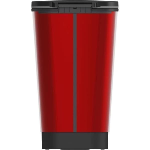 KIS Chic Bin Style Pedal Bin - L - 50 l - Röd