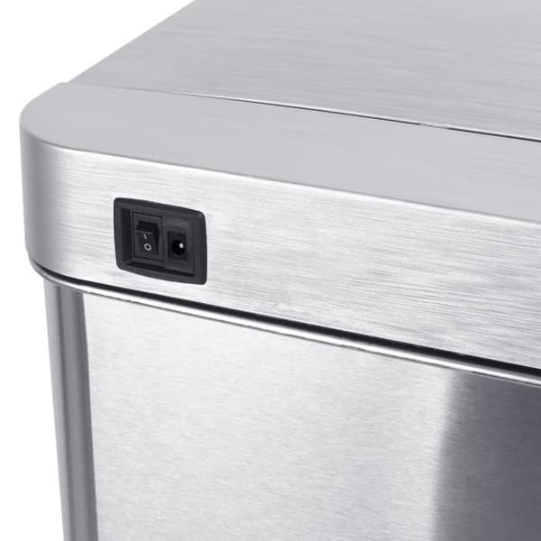 KÖK MOVE PARKSIDE automatisk soptunna - 50L - Rostfritt stål med band