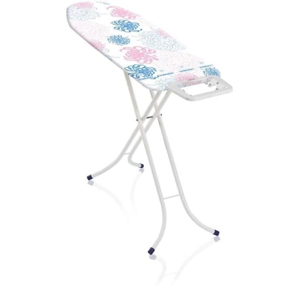 LEIFHEIT 72577 Classic M Basic strykbräda, strykbräda 120x38 cm, höjdjusterbar med fast strykjärn