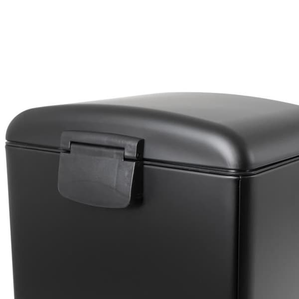 KITCHEN MOVE Kitchen Pedal Bin - Matt svart stål - 40L GREENWICH