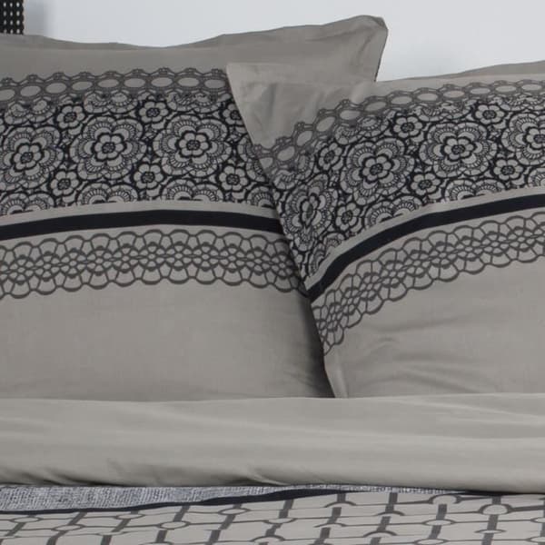 IDAG Rosalie - Bäddset - Bomull - 2 personer - 240 x 260 cm - Rosa Tryck