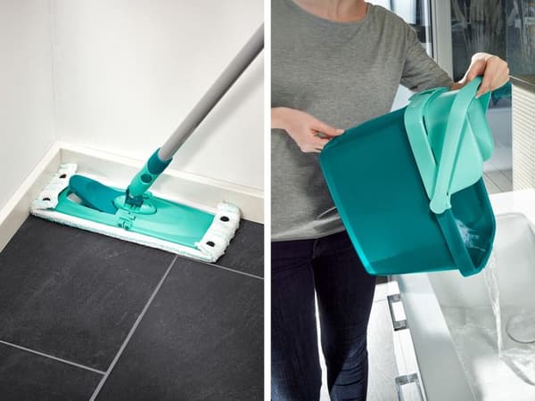 LEIFHEIT Combi clean set 360 ° vridbart ledat huvud - Med avtagbart handtag