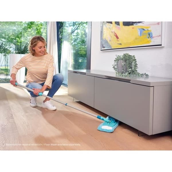 LEIFHEIT Clean Twist M Ergo Static plus 52124 Reservöverdrag för flatmopp, överdrag för kemtvätt, dammborttagning