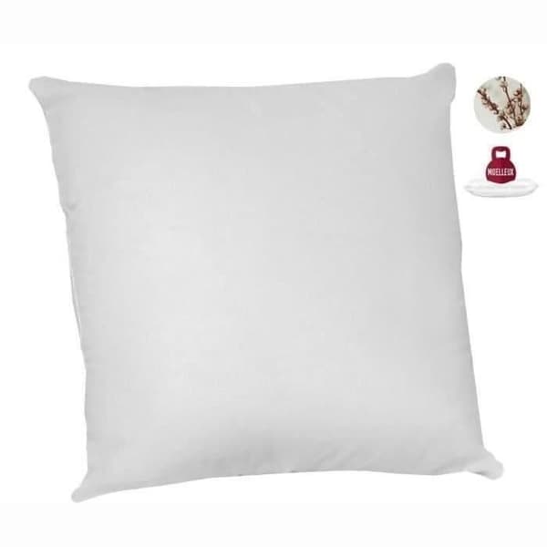Set med 2 anti-kvalsterkuddar - 60 x 60 cm - 100% ekologisk bomull - ABEIL