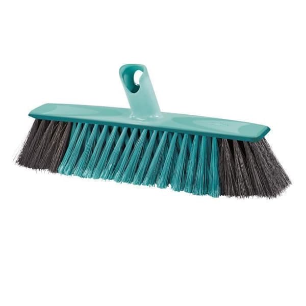 Leifheit Allround Broom Xtra Clean 30 cm, naturligt borst, rumskvast, sopskyffel, mintgrön, 45032