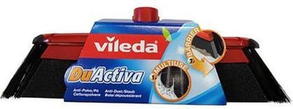 Luudan täyttö Vileda DuActiva 151221 Pehmeät/Kovat harjakset (PET), Kumi musta, harmaa, punainen