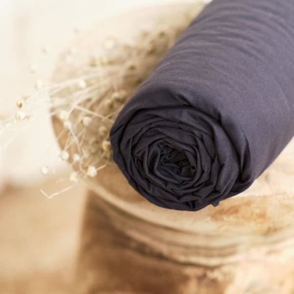 Idag är det viktigt idag Charg - 140 x 190 cm - 2 personer - 100% Une Cotton - kol