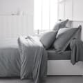 Miniatyrbillede 2 af 3: Idag är det viktigt idag Charg - 160 x 200+30 cm - 2 personer - 100% Una Cotton - Steel - Steel