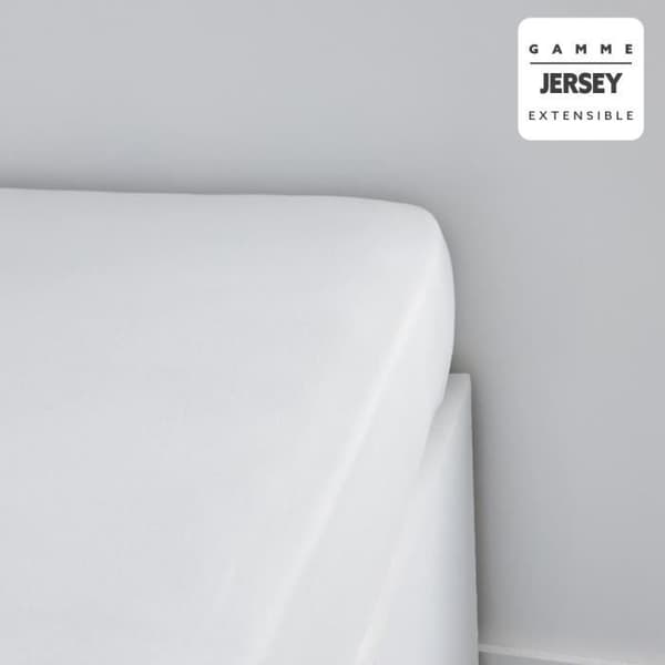 Idag Estiquial Today Charg - 160 x 200+25 cm - 1 person - 100% Jersey Cotton - Chalk