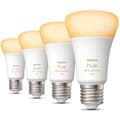 Miniatyrbild 2 av 6: Philips hue vit atmosfär, E27 ansluten LED -glödlampa, 60W motsvarande, 800 lumen, 4 pack, Bluetooth kompatibel