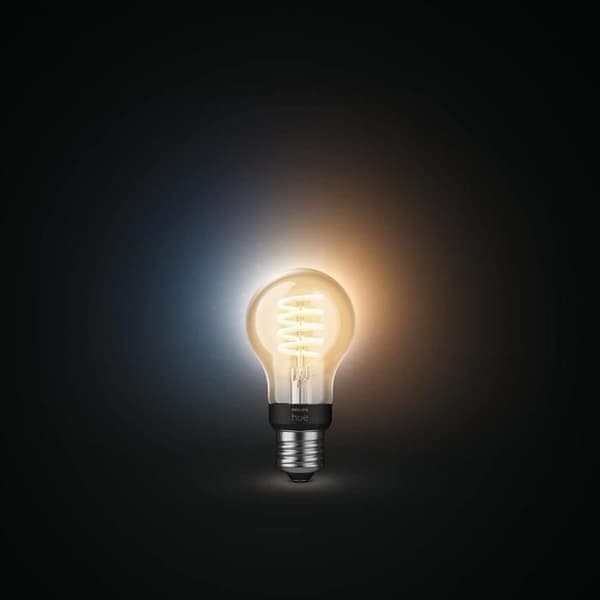 Philips Hue White Ambiance, LED Connected LED Filament E27, Bluetooth Compatible, fungerar med Alexa, Google och HomeKit