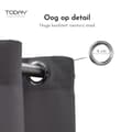 Pikkukuva 3 / 6: Gardin med Eyelets - 140x240 - Kol - Idag Essential - 356003