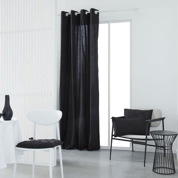 Gardin med Eyelets - 140x240 - Kol - Idag Essential - 356503