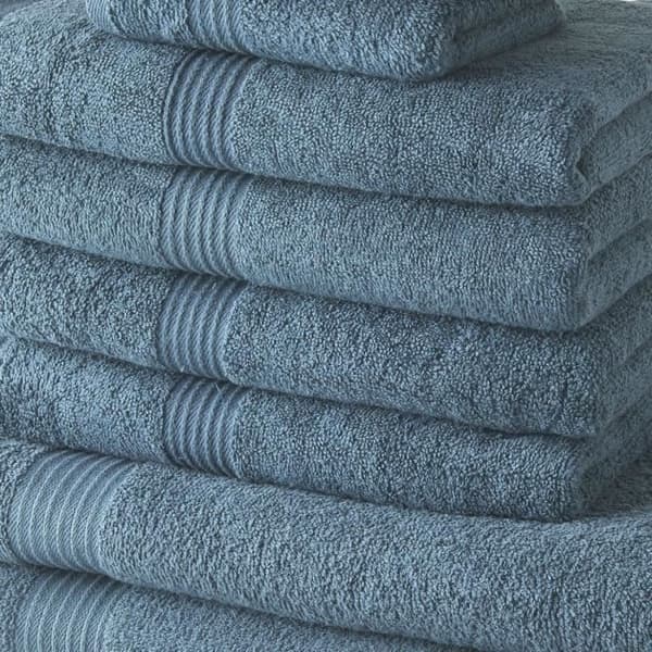 Set med 4 IDAG Badlakan 30x50 + 4 Badlakan 50x90 + 2 Badlakan 70x130 cm 100% bomull - Peacock