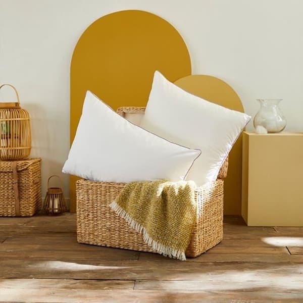 TOISON D'OR - Kudde - Trésor - Medium komfort - 50x70 cm - Vit