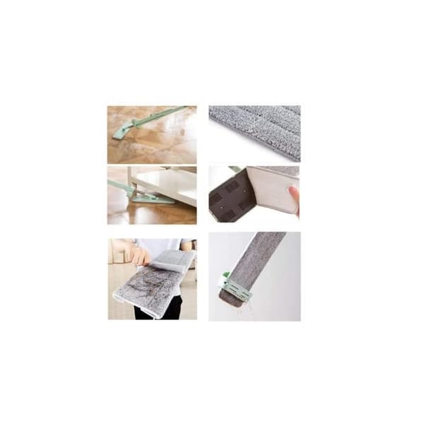 4st Recharges Förmopp, Reservhuvuden för Mopp med Mikrofiber, Superabsorberande Pad