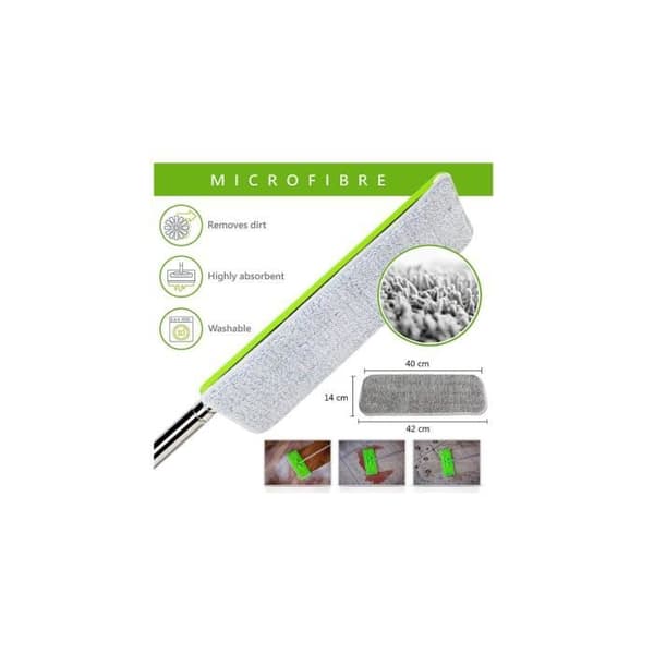 4st Recharges Förmopp, Reservhuvuden för Mopp med Mikrofiber, Superabsorberande Pad