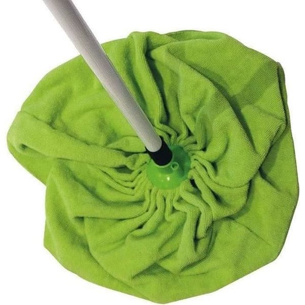 Mopp/wassingue kjol mikrofibergängande skruvhandtag