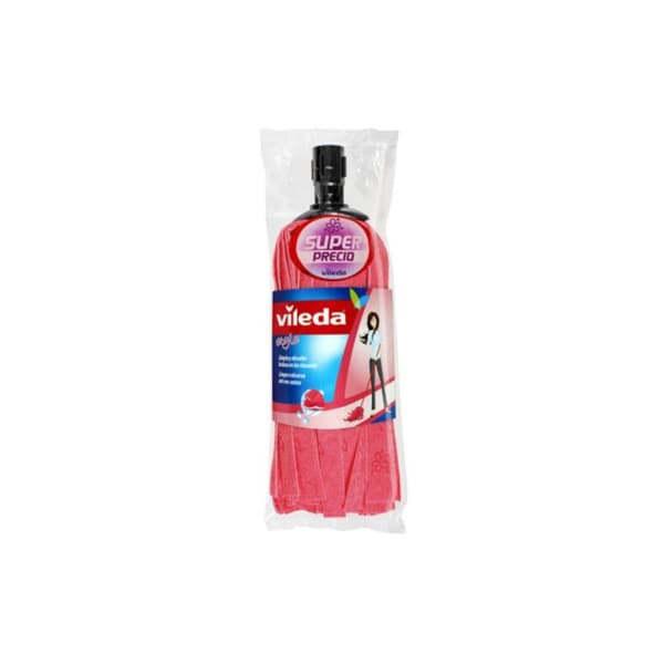 VILEDA mopp i bomull och polyester - röd