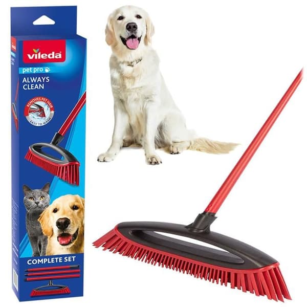 Sopborste för päls och hår Always Clean, Vileda, Pet Pro, kvast